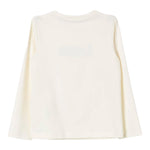 Liu Jo Shirt Tinta Unita Girocollo con Brillantini per Bambina KF4069 PANNA LIU JO 