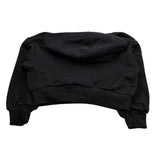 Hinnominate Felpa Tinta Unita con Stampa E Cappuccio per Bambina 3641FY00020 NERO HINNOMINATE 