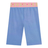 Billieblush Leggins Modello Ciclista Tinta Unita con Elastico In Vita Azzurro per Bambina