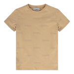 Iceberg T-Shirt Girocollo Tinta Unita con Stampa per Bambino TSICE5115J BEIGE ICEBERG 