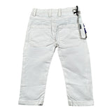 Daniele Alessandrini Pantalone tinta unita con Girovita Regolabile Bianco per Neonato 1295P0869 BIANCO DANIELE ALESSANDRINI 