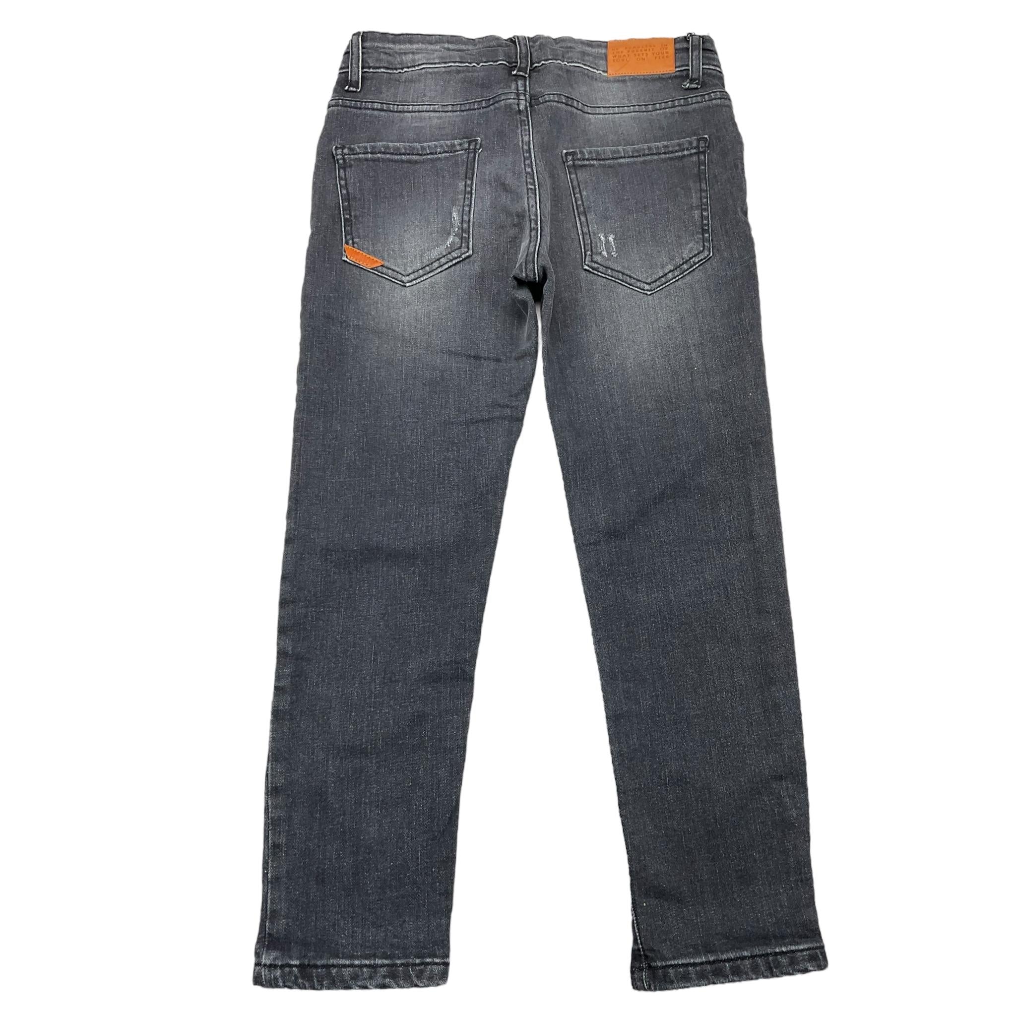OVER-D jeans tinta unita con girovita regolabile Nero per Bambino JNVR NERO OVER-D 