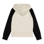 Calvin Klein Felpa con Zip E Cappuccio con Maniche In Contrasto per Bambino IB0IB02378 PANNA CALVIN KLEIN 