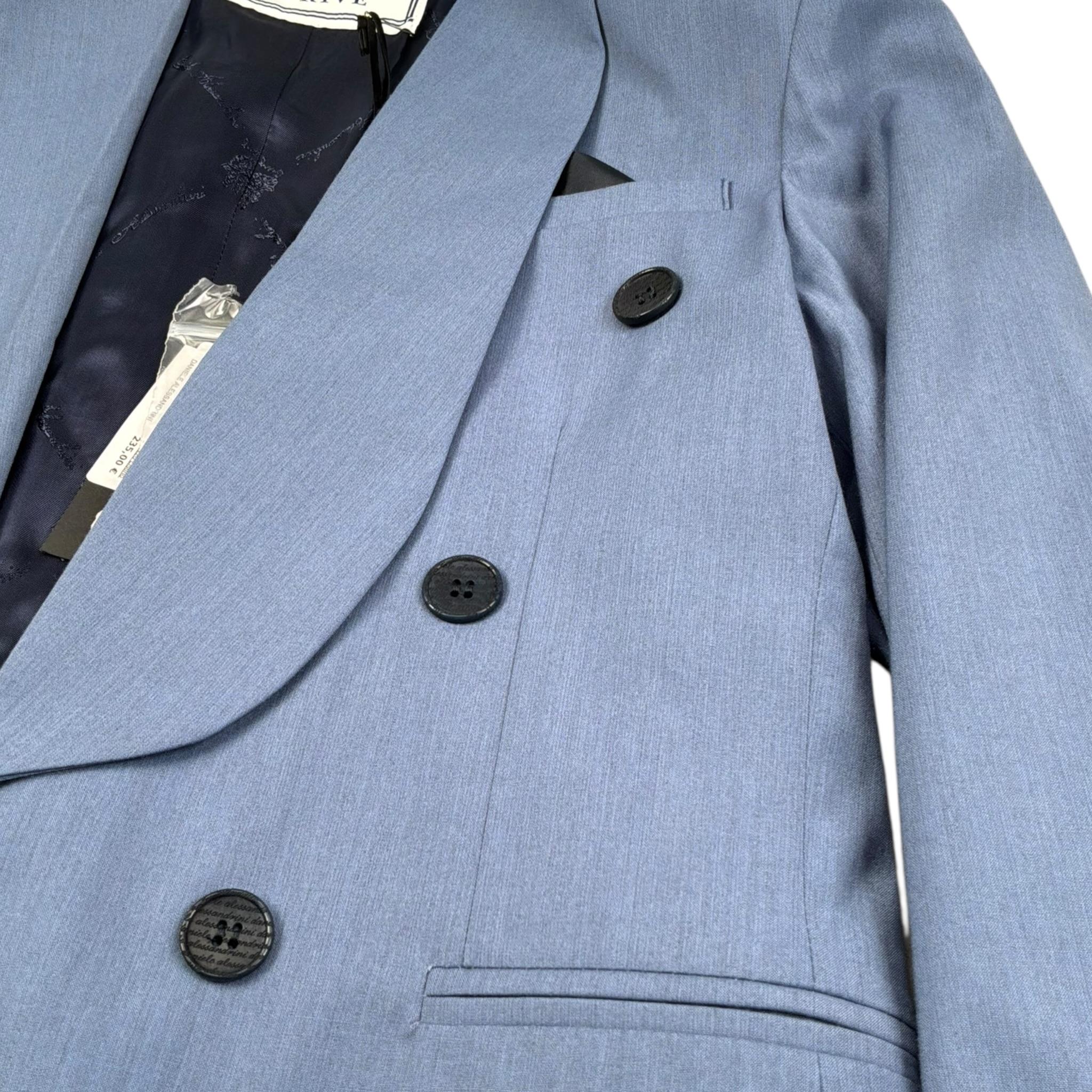 Daniele Alessandrini Giacca Tinta Unita con Bottoni per Bambina 1235J1296 POLVERE DANIELE ALESSANDRINI 