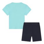 Timberland Completo 2 Pezzi T-Shirt-Bermuda per Neonato T60133 AZZURRO TIMBERLAND 