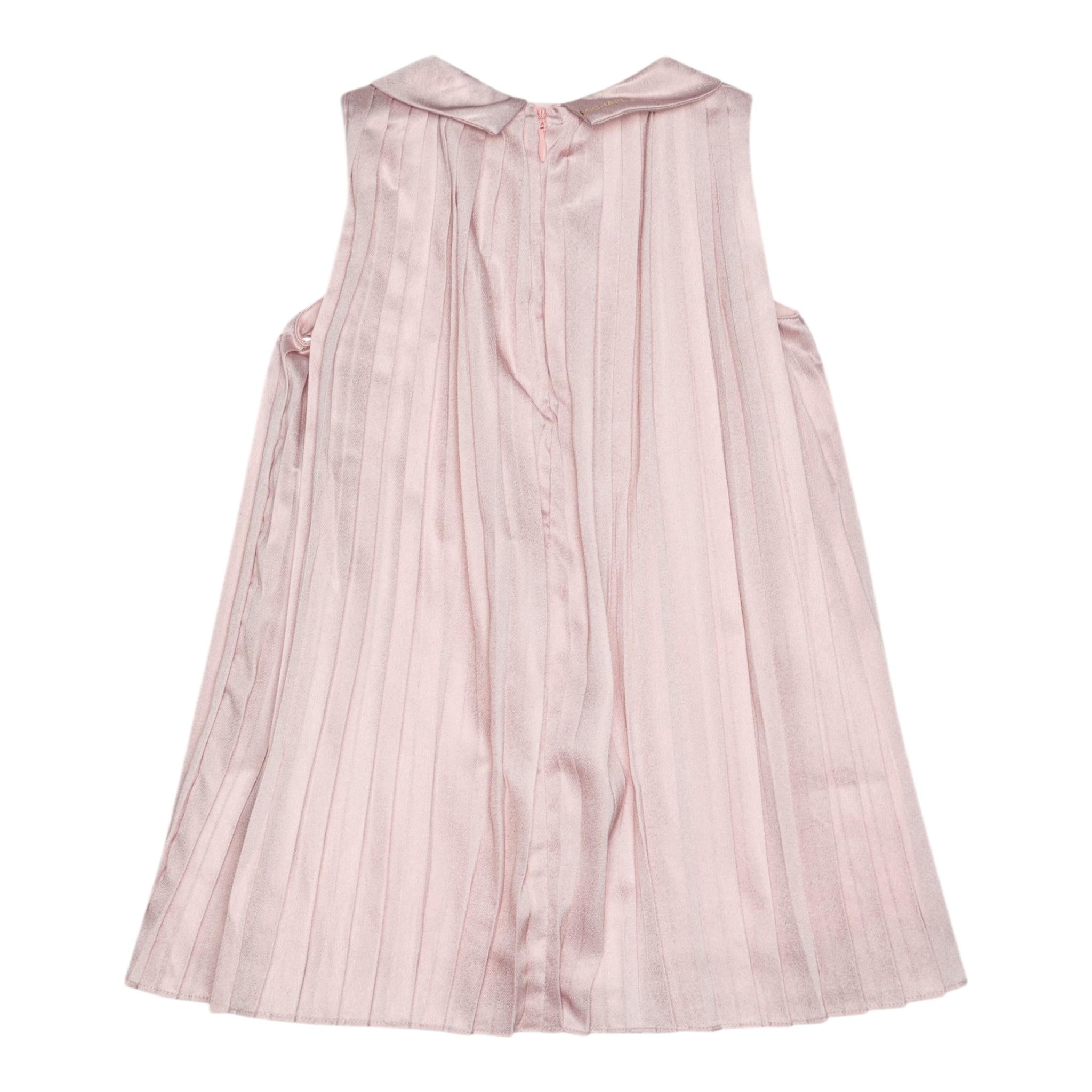 Michael Kors Abito Tinta Unita con Colletto Giromanica per Bambina R30307JXX ROSA MICHAEL KORS 
