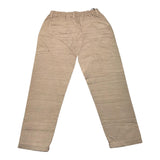 Over-D Pantalone Tinta Unita Con Elastico In Vita Beige Per Bambino