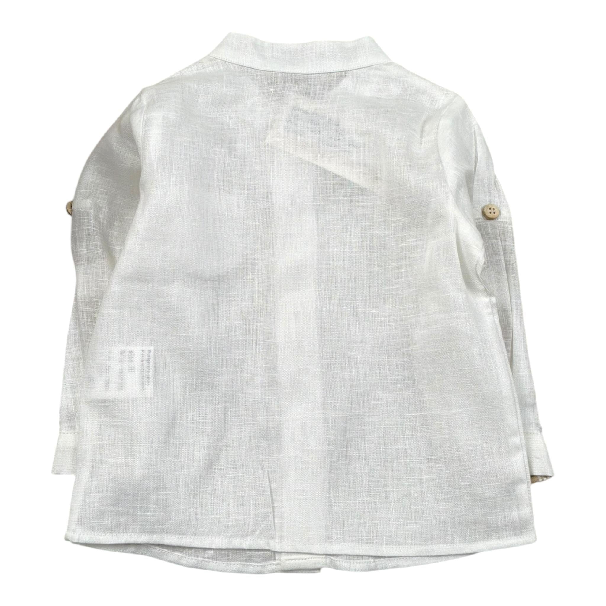 Marlu' Completo 2 Pezzi Camiica-Bermudab per Neonato ER41253 BIANCO MARLU' 