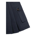 Max&Co. Gonna Tinta Unita con Tasche per Bambina MX0132X BLU MAX&Co. 