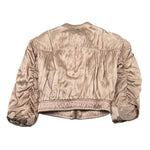 Relish Giubbino Tinta Unita con Zip per Bambina RGP2405055007 ORO RELISH 