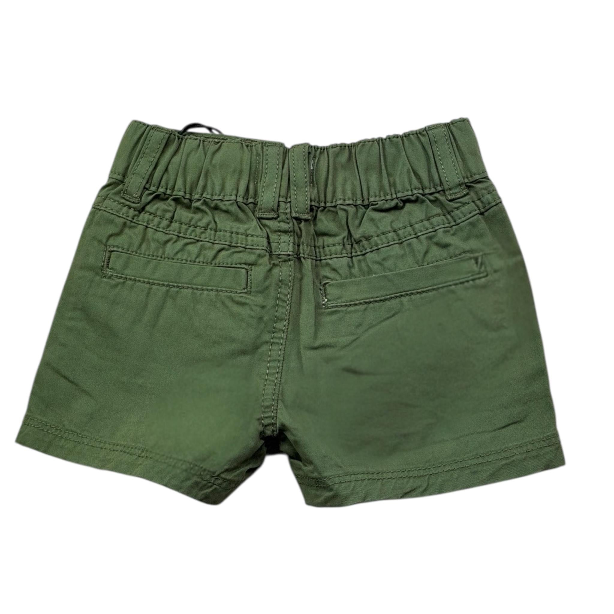 Trussardi Bermuda Tinta Unita con Girovita Regolabile per Neonato TIP25041BE VERDE TRUSSARDI 