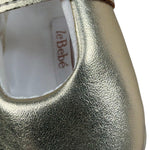 Le Bebe' Ballerina Tinta Unita con Strappi per Neonata LBG4659 ORO LE BEBE' 