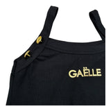 Gaelle Canotta Tinta Unita con Logo per Bambina 2746M00105 NERO GAELLE 