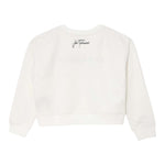JOHN RICHMOND felpa tinta unita girocollo con stampa Bianco per Bambina RGA24053FEXXXJ BIANCO JOHN RICHMOND 