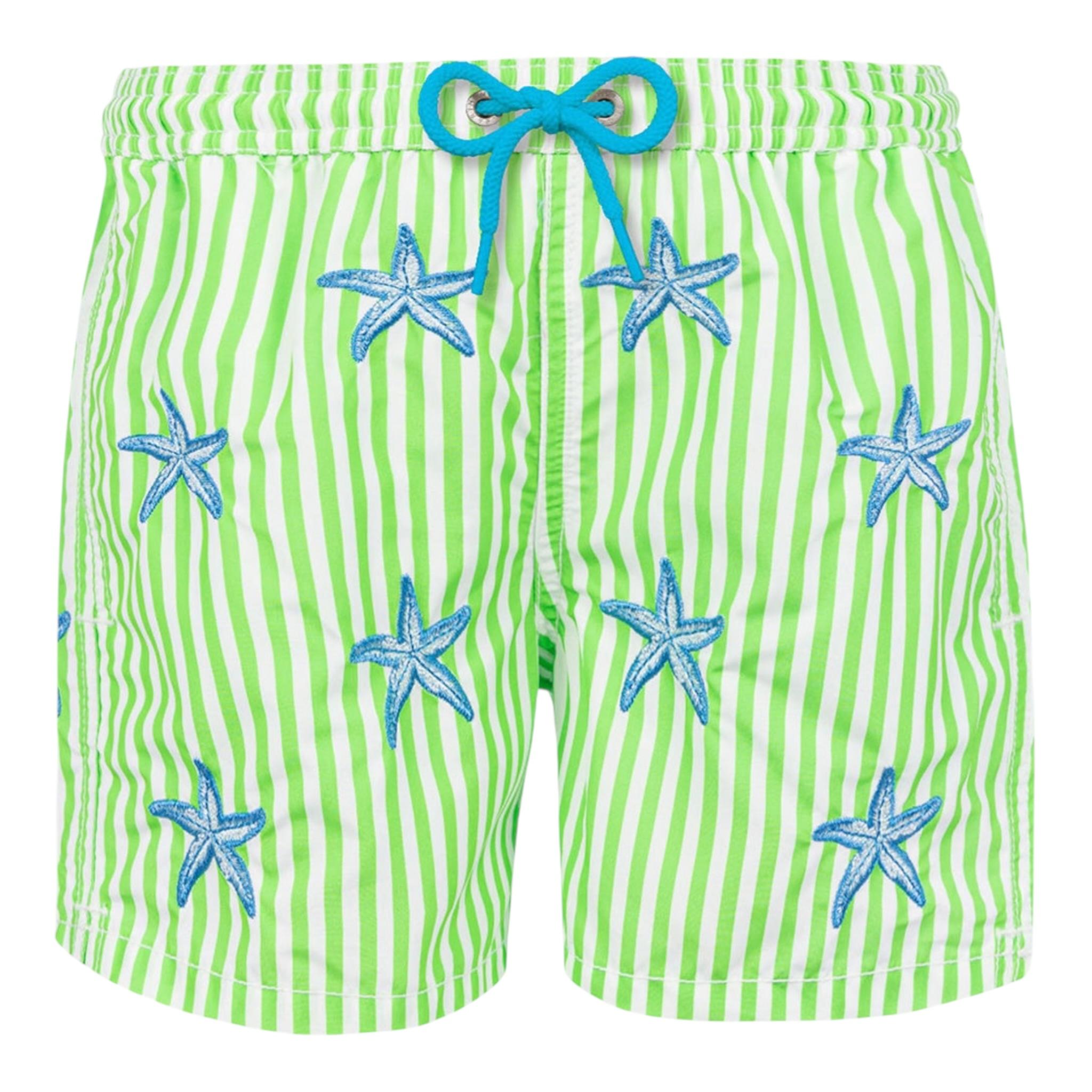 Saint Barth Costume Fantasia A Righe Bicolore per Bambino SEASTER BIANCO/VERDE SAINT BARTH 