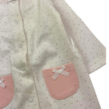 MAYORAL tutina tinta unita con fantasia pois Bianco per Neonata 260999 BIANCO MAYORAL 