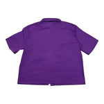 Hinnominate Camicia Mezza Manica Modello Crop Tinta Unita per Bambina 3646CY00096 VIOLA HINNOMINATE 