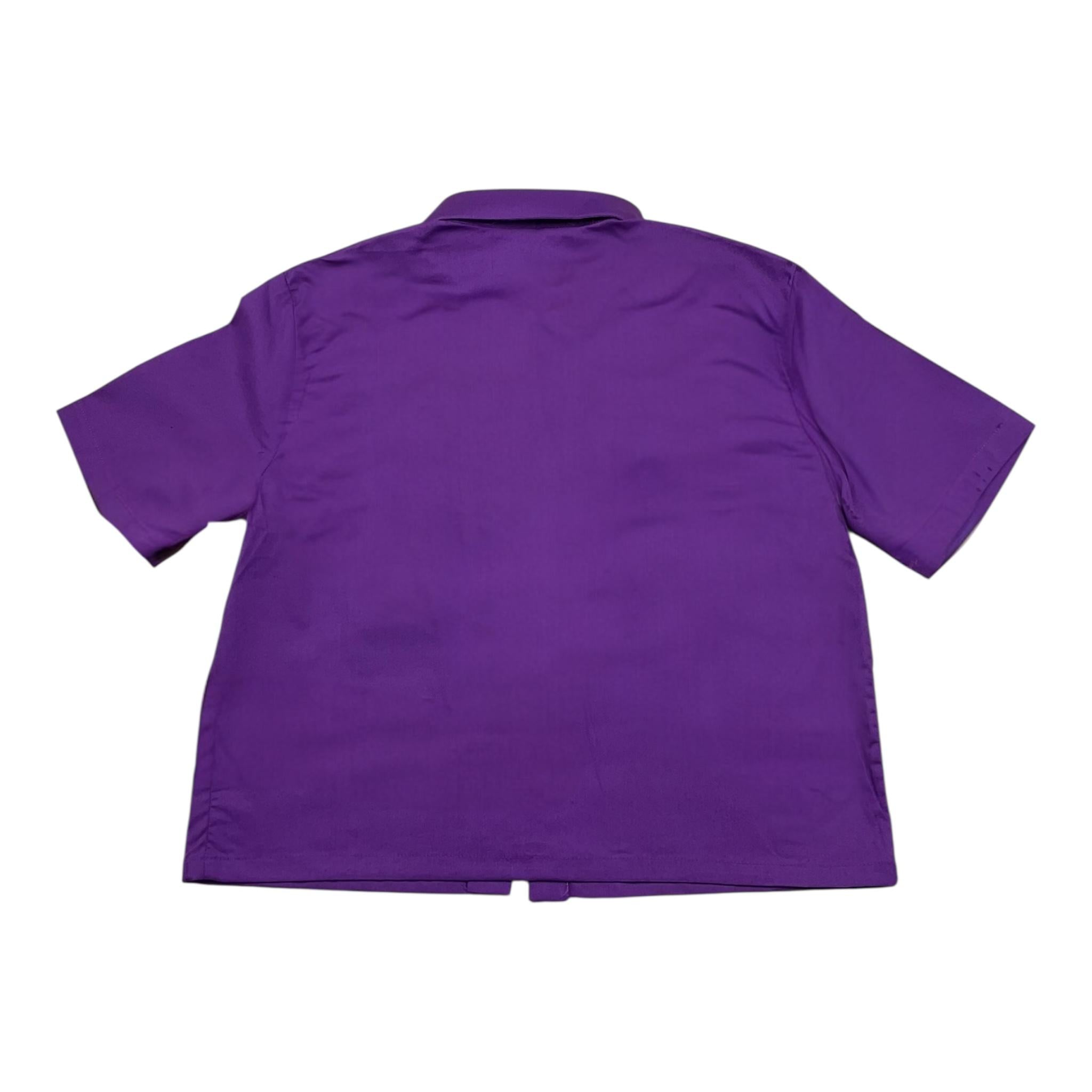 Hinnominate Camicia Mezza Manica Modello Crop Tinta Unita per Bambina 3646CY00096 VIOLA HINNOMINATE 
