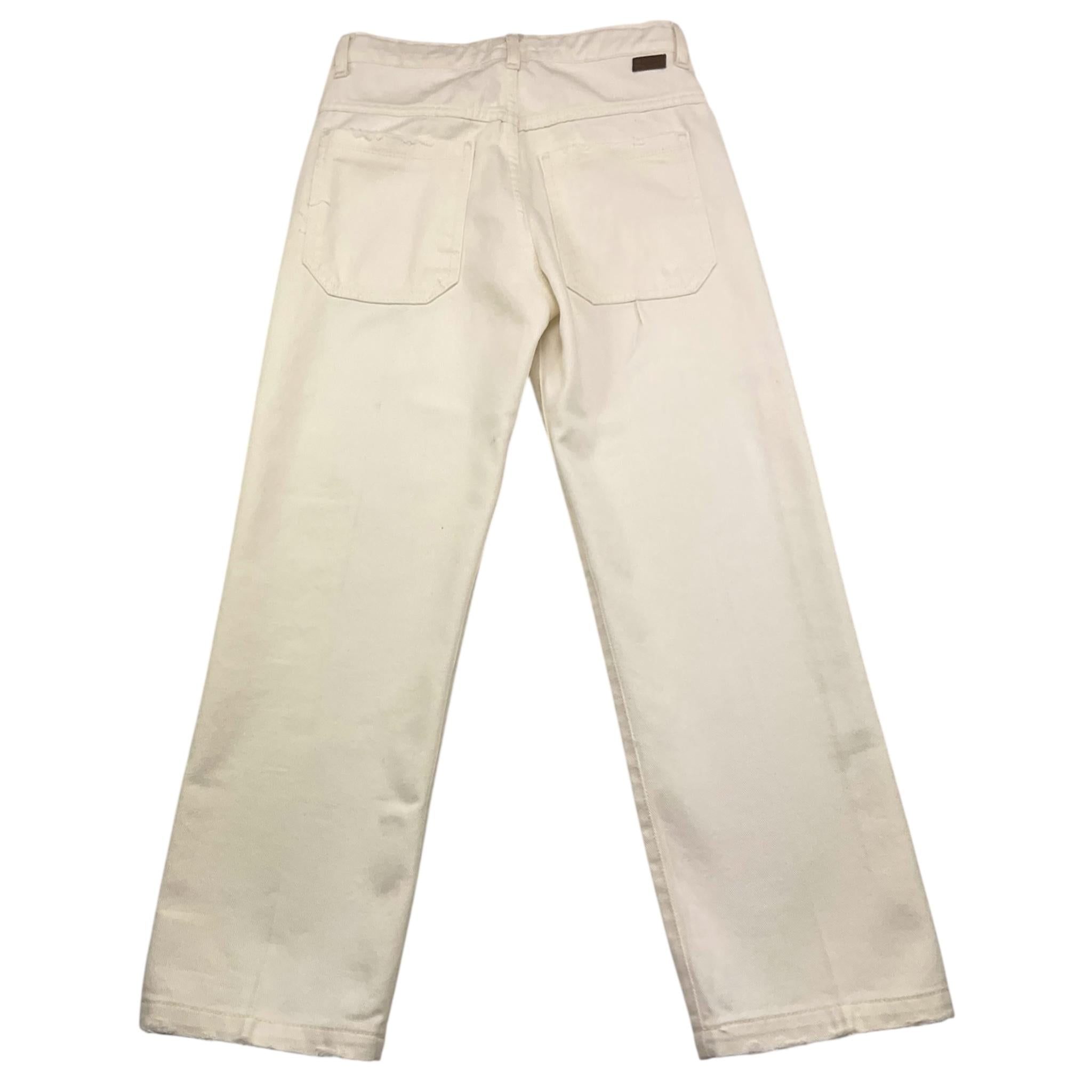 Paolo Pecora Jeans Tinta Unita con Girovita Regolabile per Bambino PP3977 BIANCO PAOLO PECORA 