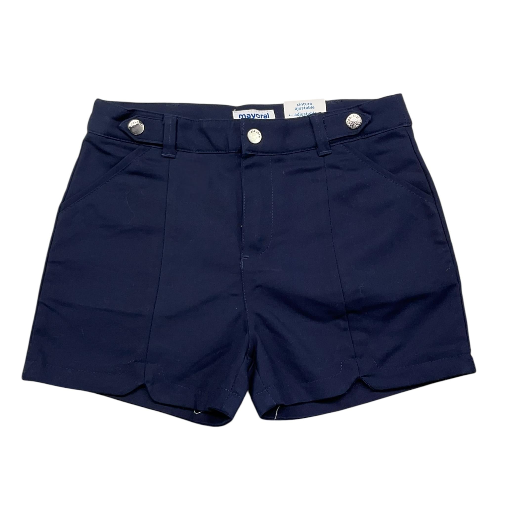 Mayoral Short Tinta Unita con Girovita Regolabile per Bambina 3213 BLU MAYORAL 