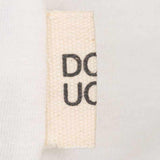 Dou Dou T-Shirt Girocollo Tinta Unita con Stampa per Bambino DW8P21X BIANCO DOU DOU 