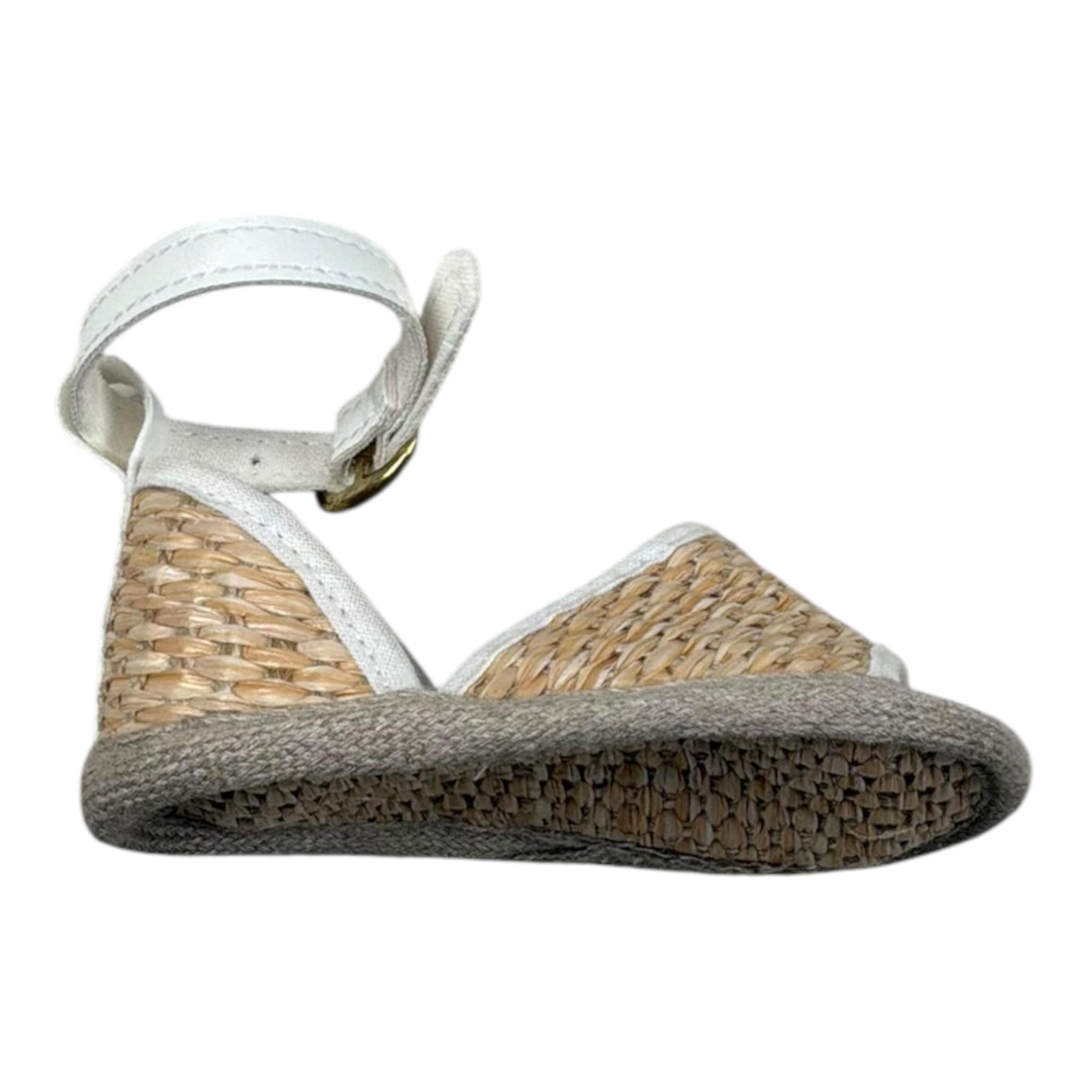 Le Bebe Sandalo Tinta Unita In Paglia per Neonata LBG5910 BEIGE LE BEBE 