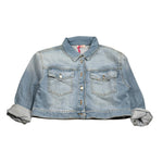 Liu Jo Giubbino In Denim Tinta Unita per Bambina GA5180XXX AZZURRO LIU JO 