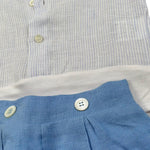 La Stupenderia Completo 2 Pezzi Camicia Body-Coulotte per Neonato TBCT533 AZZURRO LA STUPENDERIA 