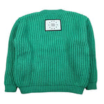 Dou Dou Maglia Tinta Unita con Logo Retro per Bambina DW9P10XX VERDE DOU DOU 