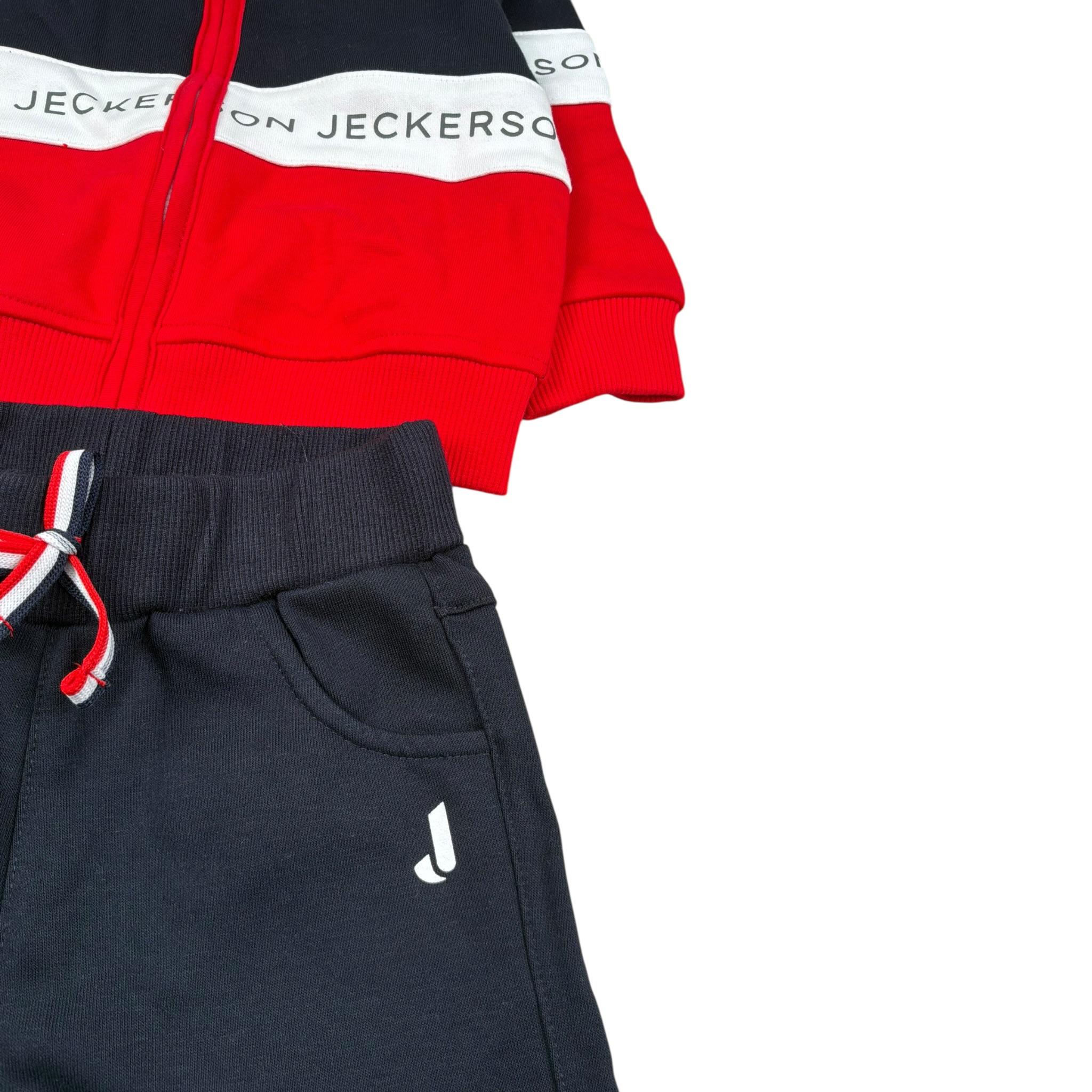 Jeckerson Completo 2 Pezzi Felpa-Pantalone per Neonato JN4010 BLU JECKERSON 