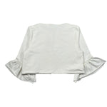 Please Giacca Tinta Unita per Bambina LG25042G22 PANNA PLEASE 