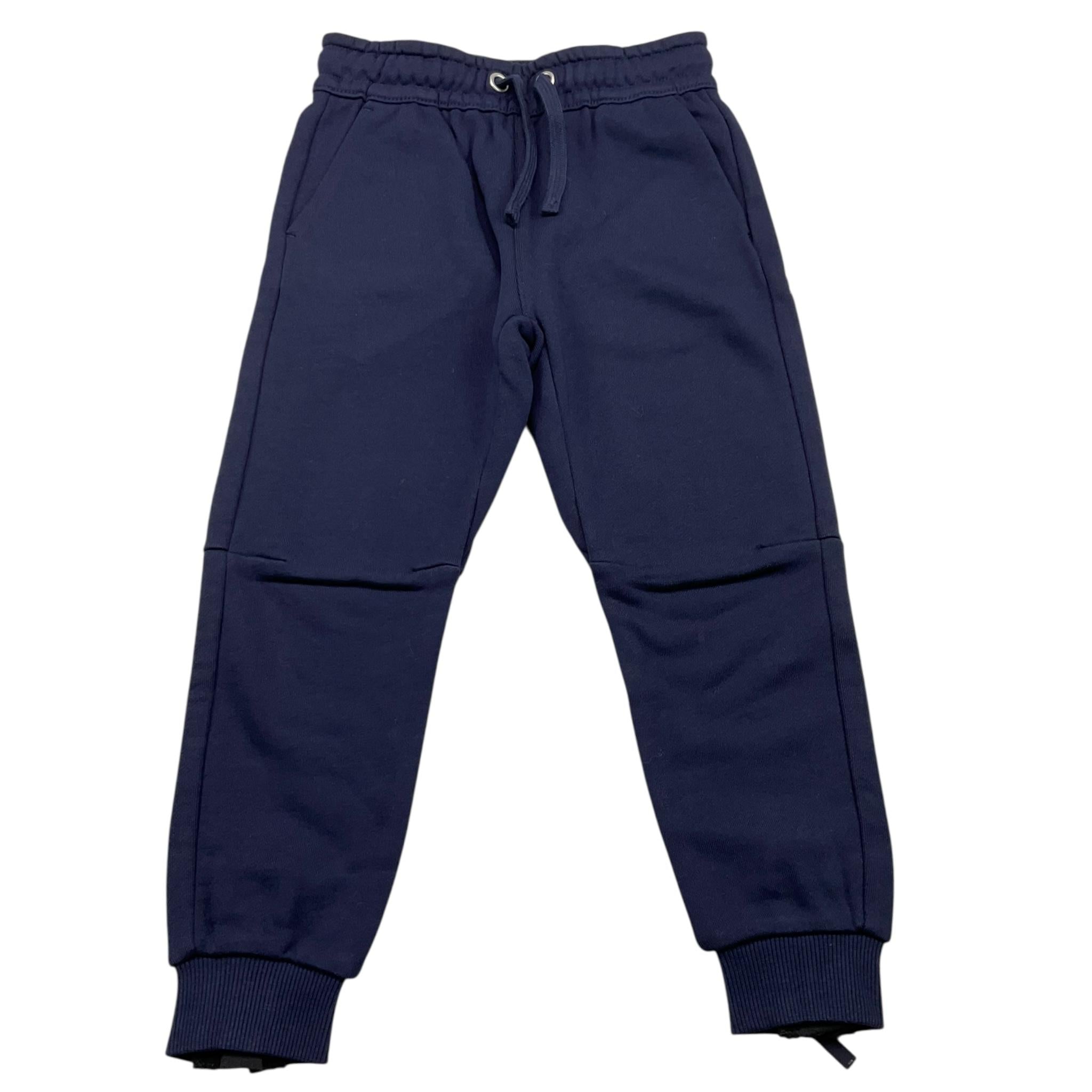 SUN68 pantalone tuta tinta unita con logo Blu per Bambino F44342 BLU SUN68 