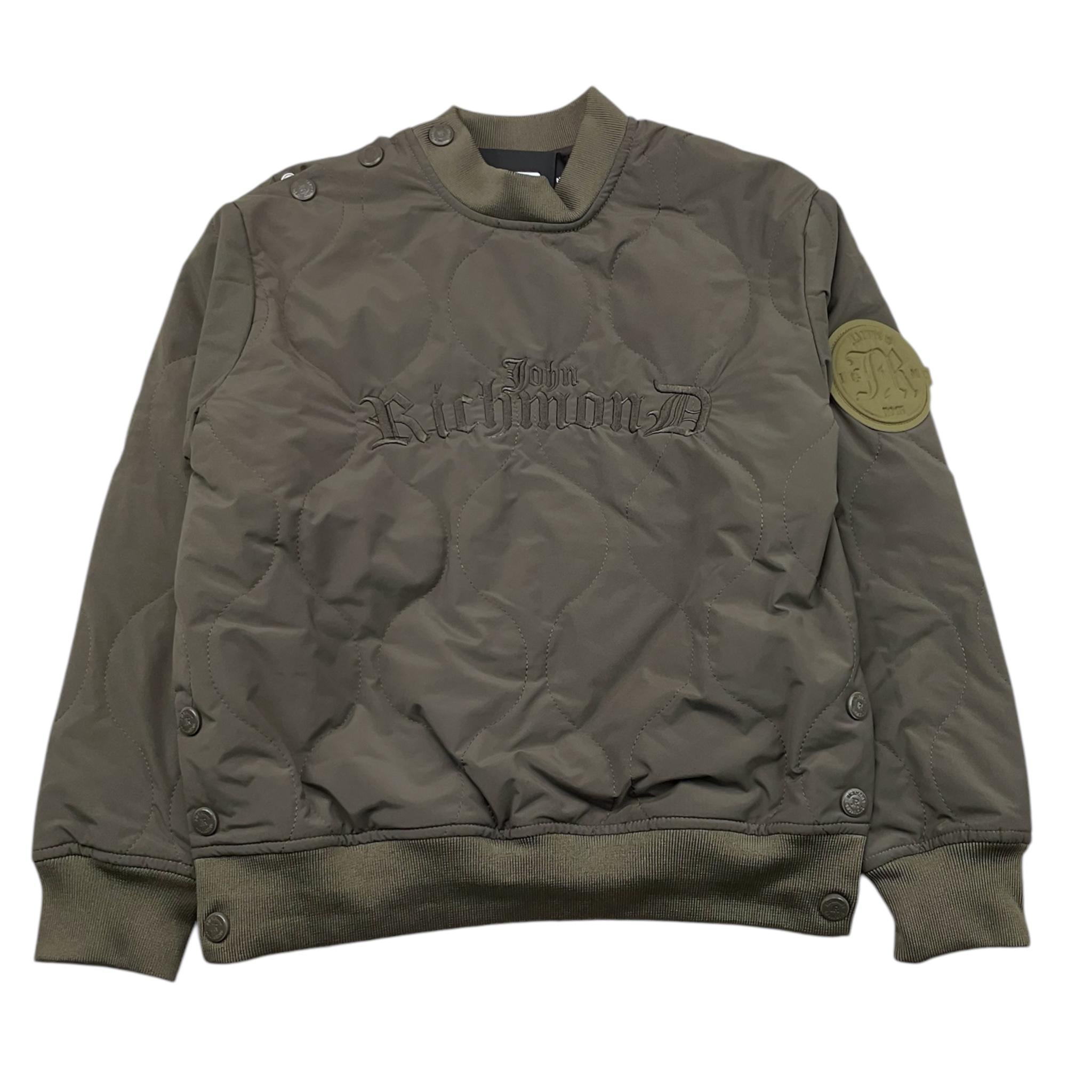 JOHN RICHMOND felpa chiusa girocollo tinta unita Verde per Bambino RBA25065FE VERDE JOHN RICHMOND 