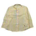 Manuel Ritz Camicia Manica Lunga Fantasia A Righe per Neonato MR2586N GIALLO MANUEL RITZ 