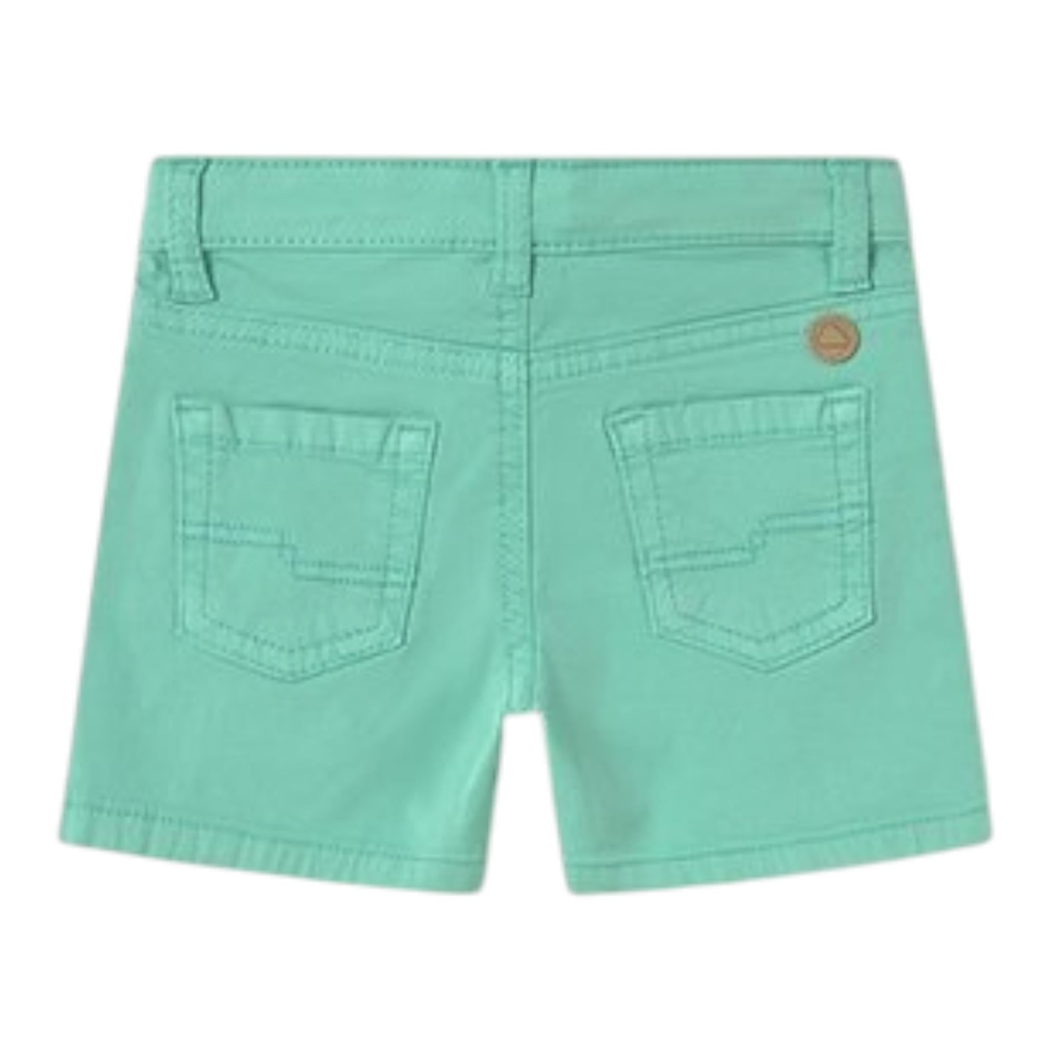 Mayoral Short Tinta Unita con Girovita Regolabile per Neonata 206 VERDE ACQUA MAYORAL 