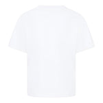 Trussardi T-Shirt Girocollo Tinta Unita con Stampa per Bambino TBP25025TS BIANCO TRUSSARDI 