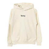 DISCLAIMER felpa tinta unita con cappuccio e stampa Panna per Bambino 24IDK58200 PANNA DISCLAIMER 