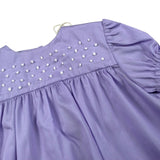 Ilfarobimbi Abito Tinta Unita Mezza Manica per Neonata IFN50150 LILLA ILFAROBIMBI 