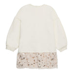 MAX&Co. abito tinta unita con pailletts Panna per Bambina MX0088 PANNA MAX&Co. 