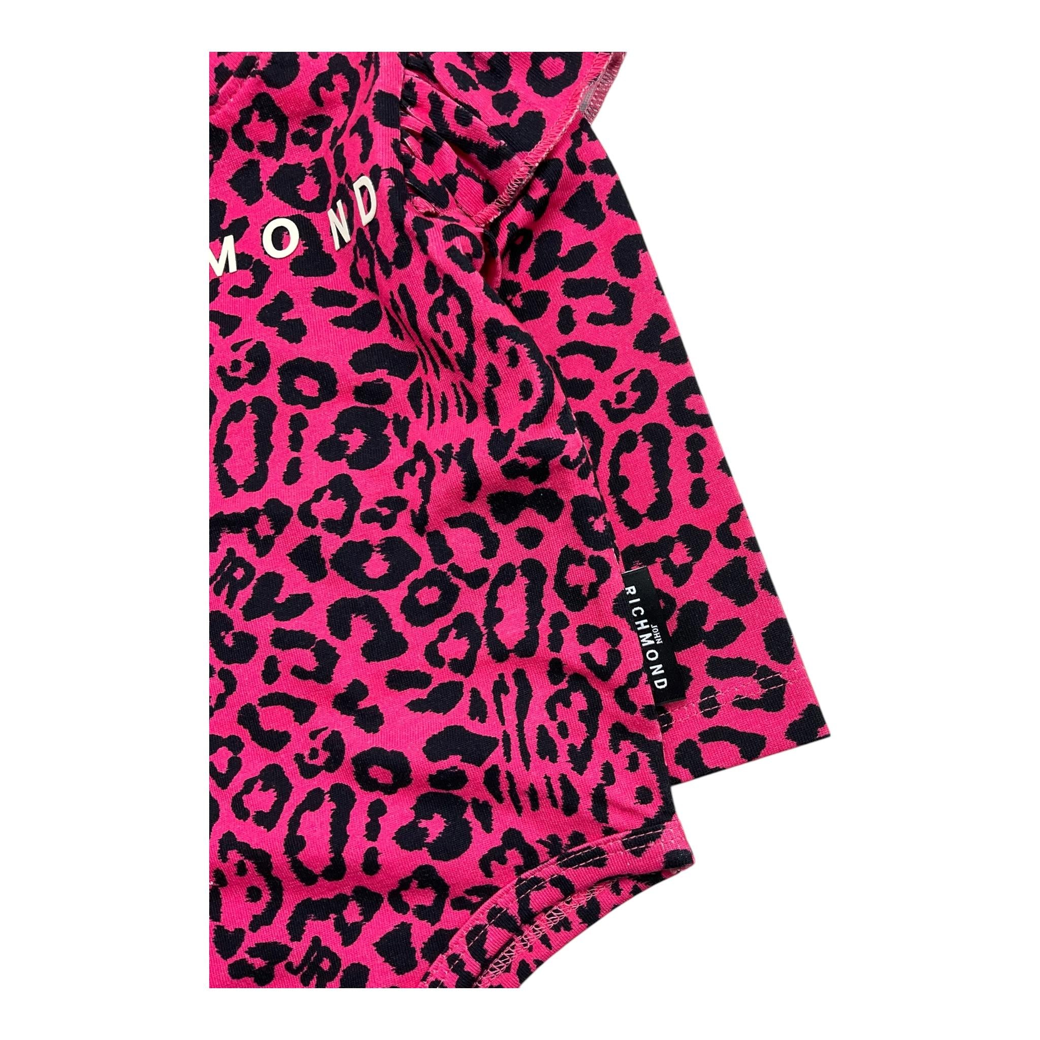 JOHN RICHMOND body tinta unita con fantasia maculata Fuxia per Neonata RIA2512BD FUXIA JOHN RICHMOND 