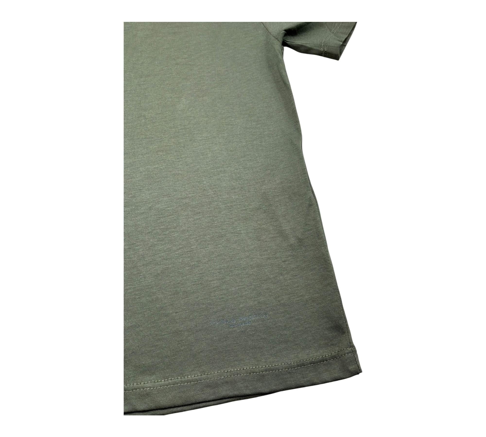 Paolo Pecora T-Shirt Girocollo Tinta Unita per Bambino PP4222 VERDE PAOLO PECORA 