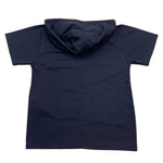 Paolo Pecora T-Shirt Tinta Unita con Cappuccio per Bambino PP4063 BLU PAOLO PECORA 