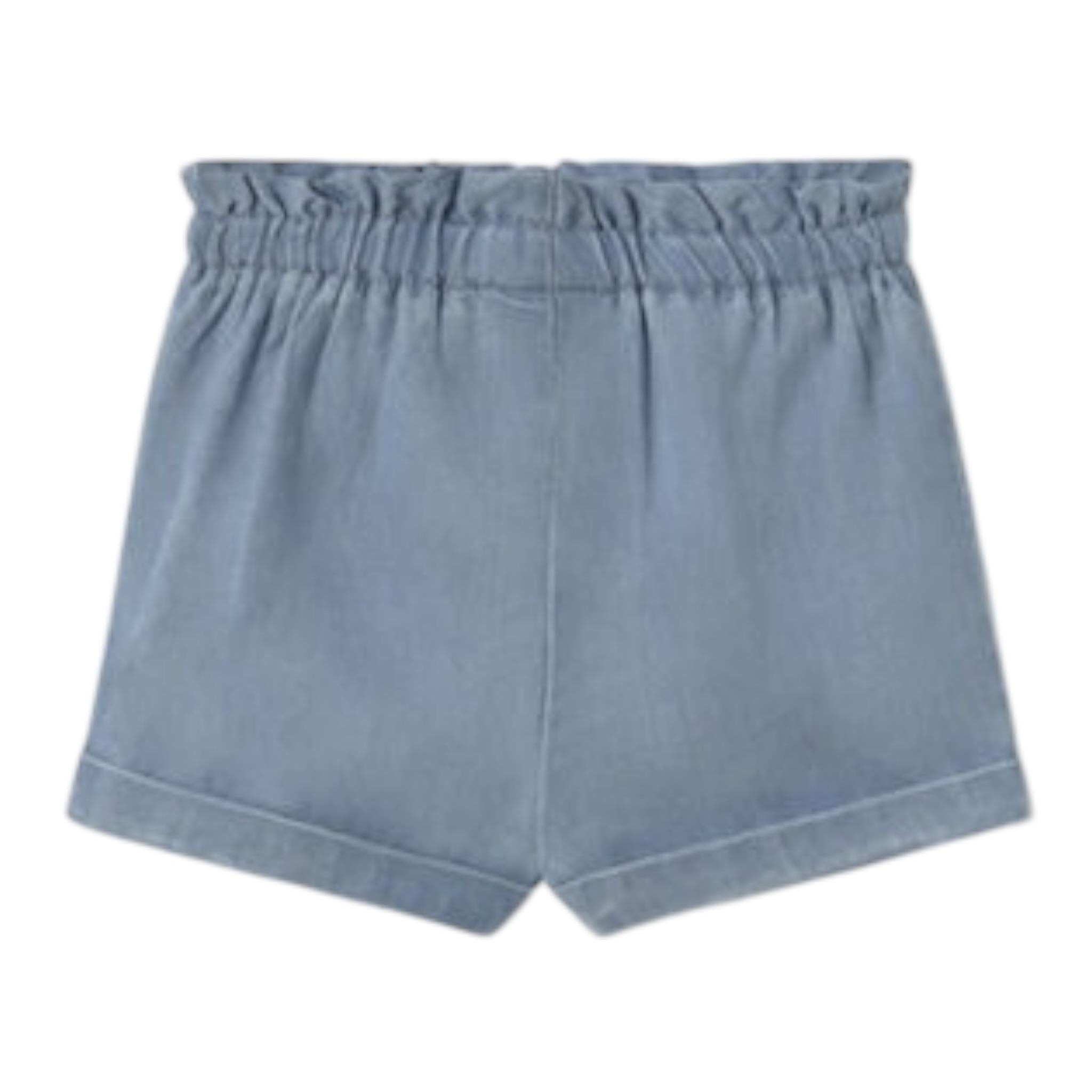 Mayoral Short Tinta Unita con Elastico Invita per Neonata 1258X AZZURRO MAYORAL 