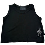 John Richmond Completo 2 Pezzi Canotta-Short Tinta Unita per Bambina RGP26064CJ NERO JOHN RICHMOND 