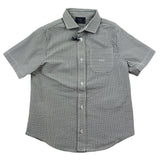 Fay Camicia Mezza Manica Fantasia A Righe Blu Per Bambino