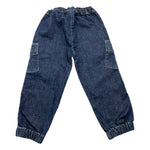 PLEASE jeans tinta unita con elastico in vita Blu per Bambina PE58012G65JX BLU PLEASE 