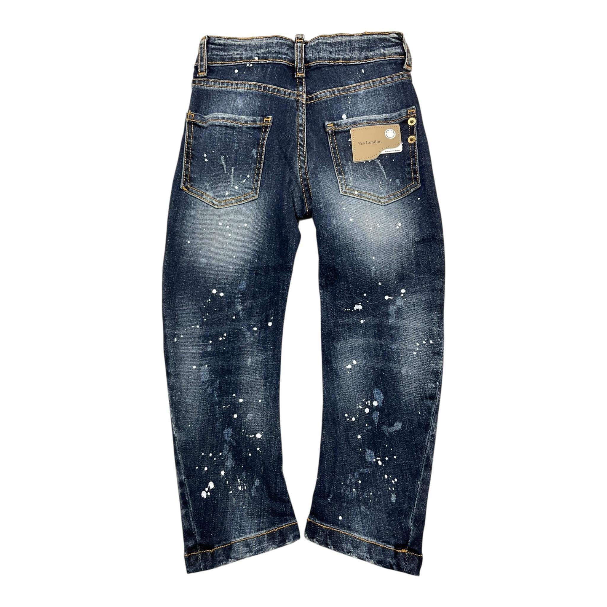 YES LONDON jeans titnta unita con girovita regolabile Blu per Bambino JR1091X BLU YES LONDON 