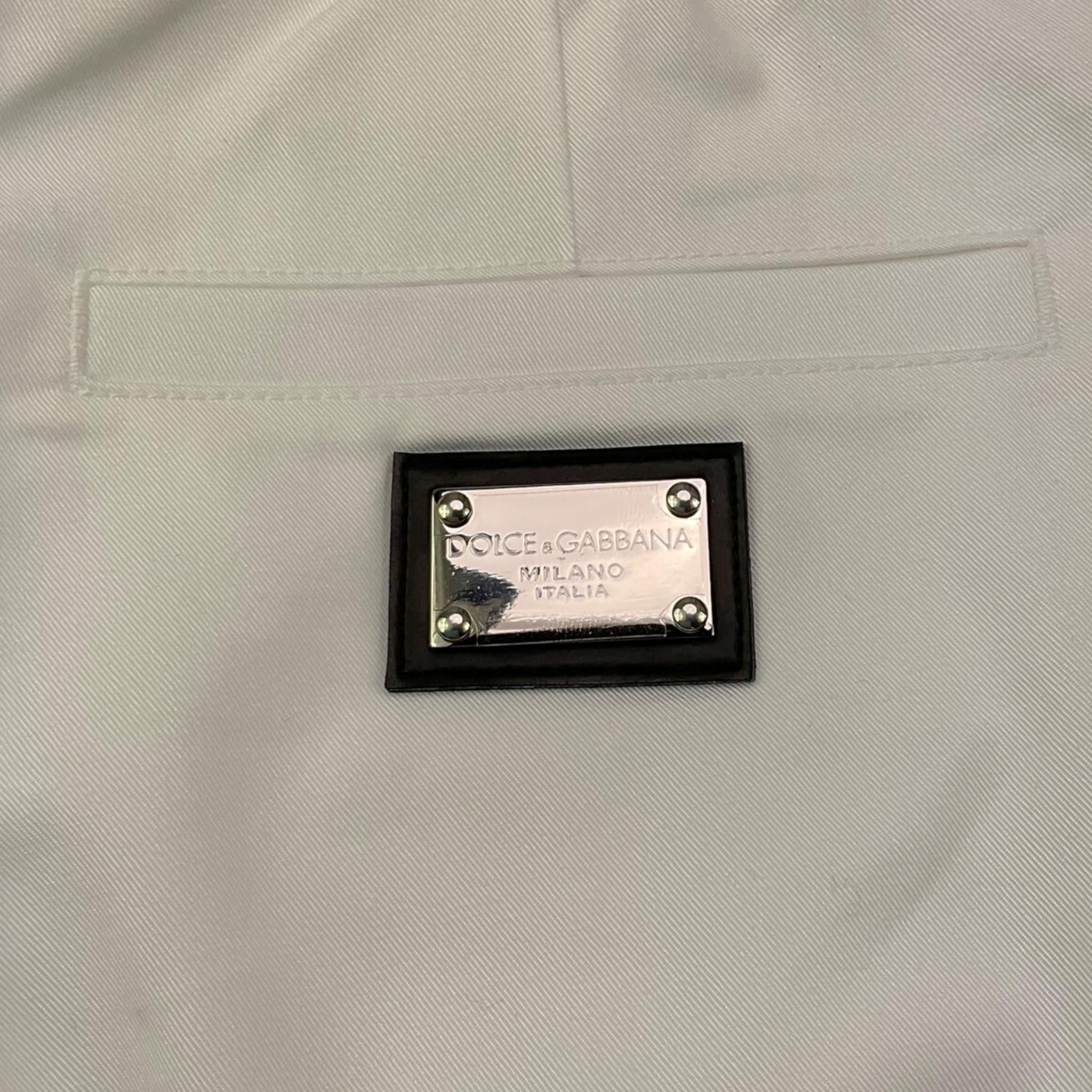 Dolce & Gabbana Bermuda Tinta Unita con Girovita Regolabile per Bambino L43Q25 BIANCO DOLCE & GABBANA 