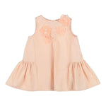 Elisabetta Franchi Abito Tinta Unita Giromanica per Bambina EGAB209 ROSA ELISABETTA FRANCHI 