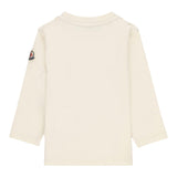 MONCLER shirt tinta unita girocollo con stampa Panna per Bambina 8D00005J PANNA MONCLER 